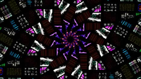 número abstracto espiral 15