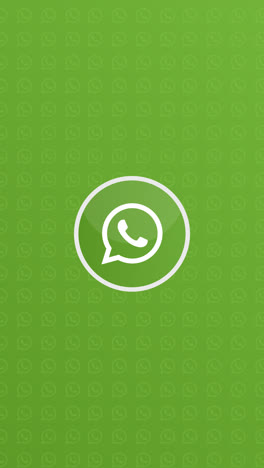 gráfico de movimiento del diseño del icono de whatsapp