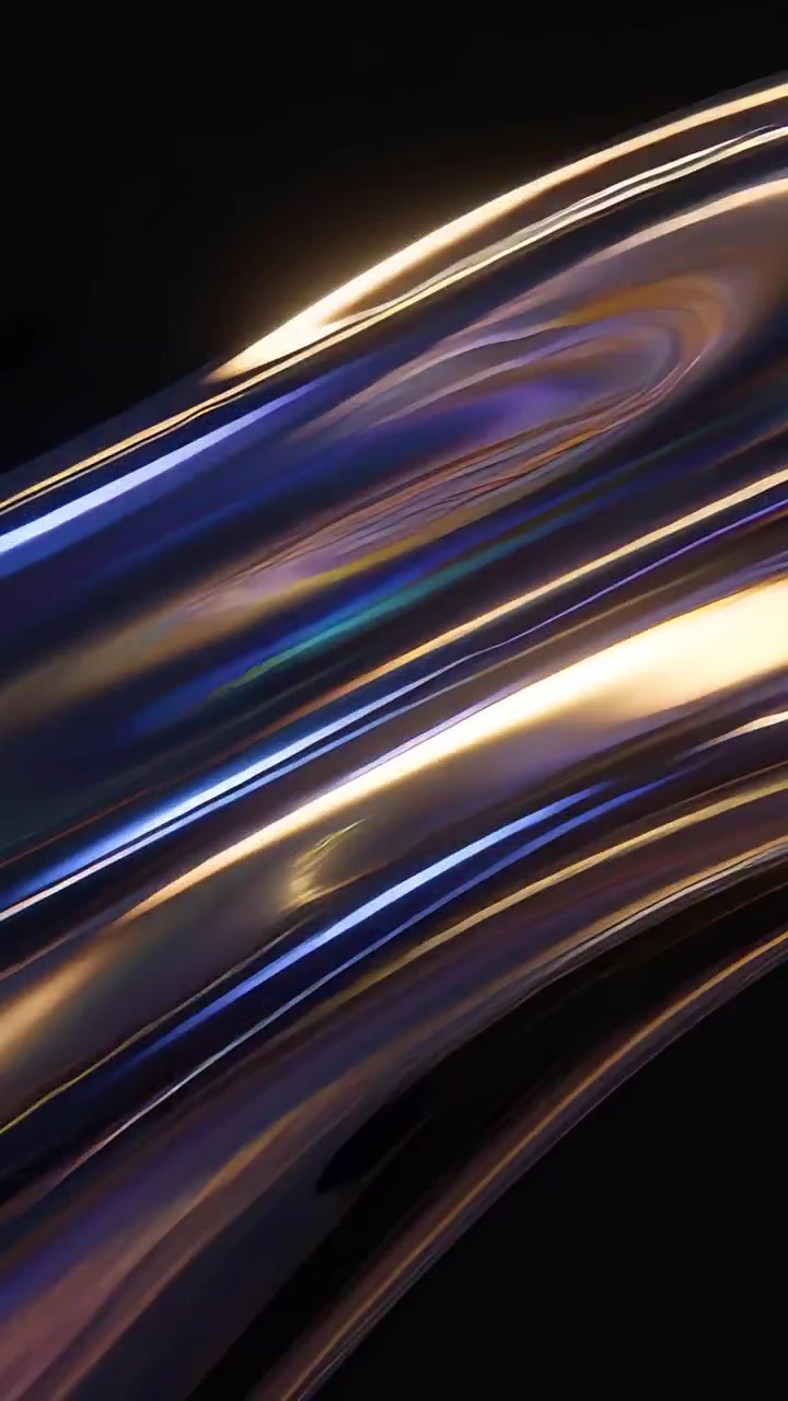 Abstract Metallic Waves Background 4K