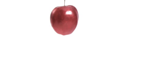 manzana cayendo en cámara súper lenta