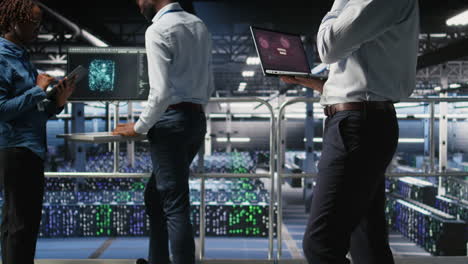 data center developer frustrated by critical error affecting laptop