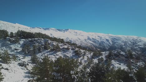 Aerial-view-of-the-mountain-of-Sierra-Nevada