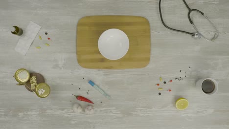 la preparación de remedios caseros