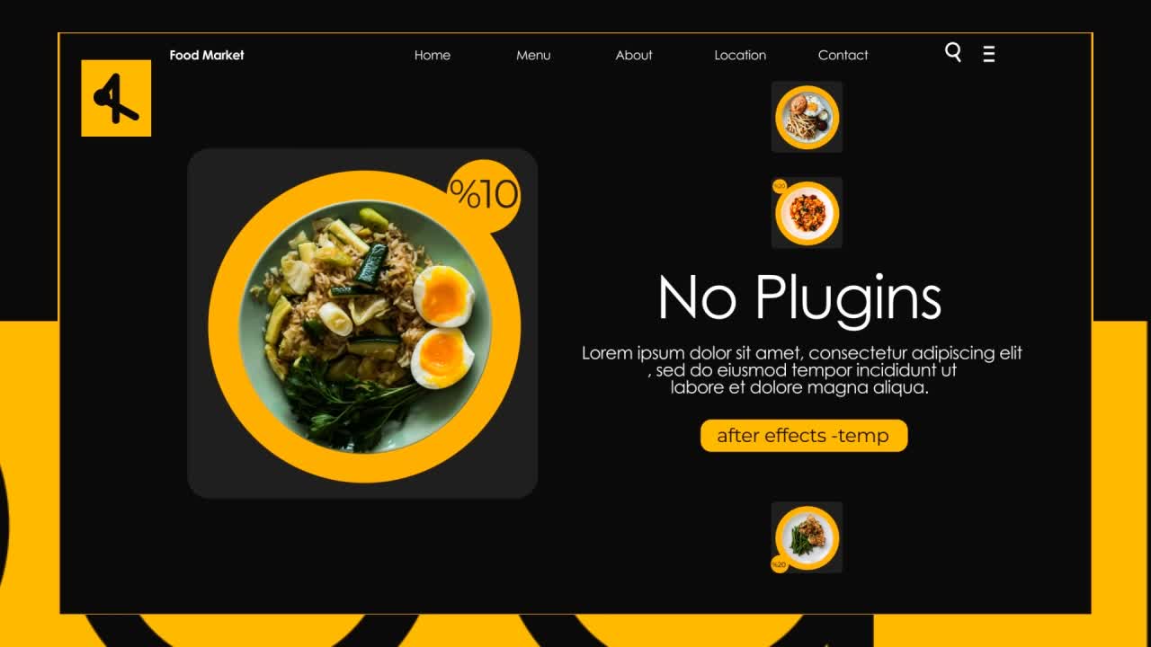 Website UI Design Mockup