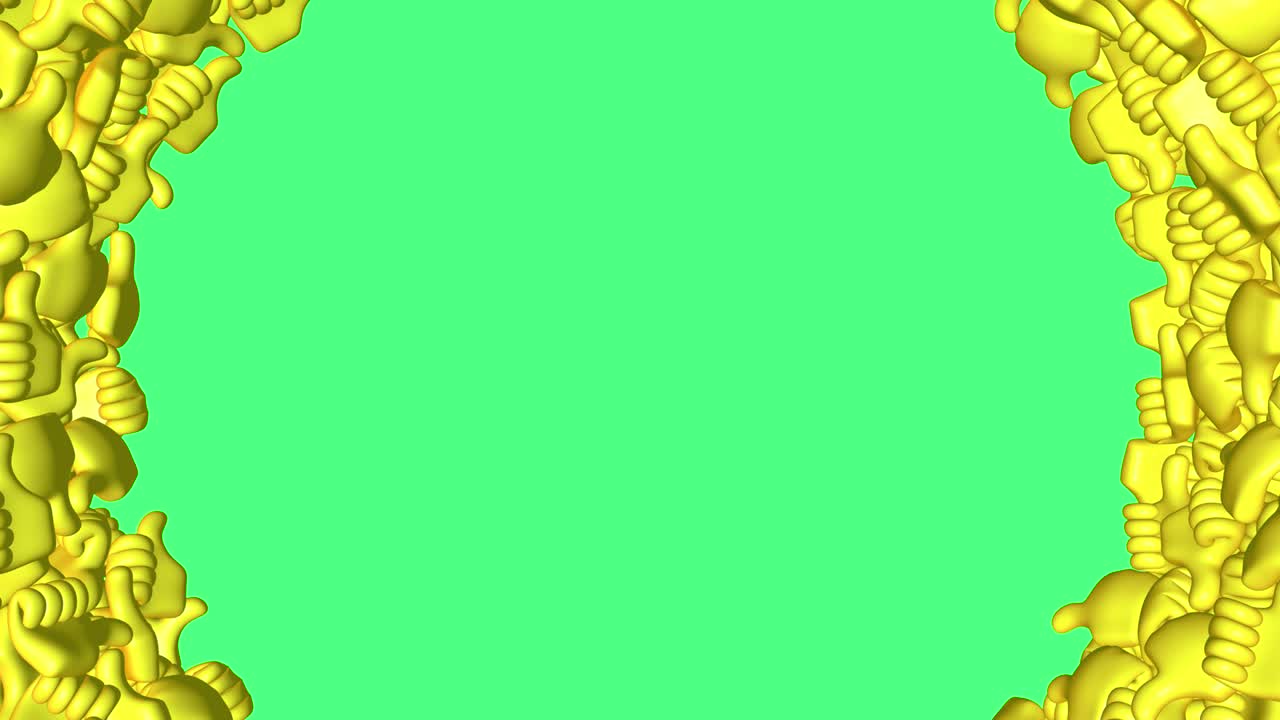 la idea de la animación 3d dedo en la mano.