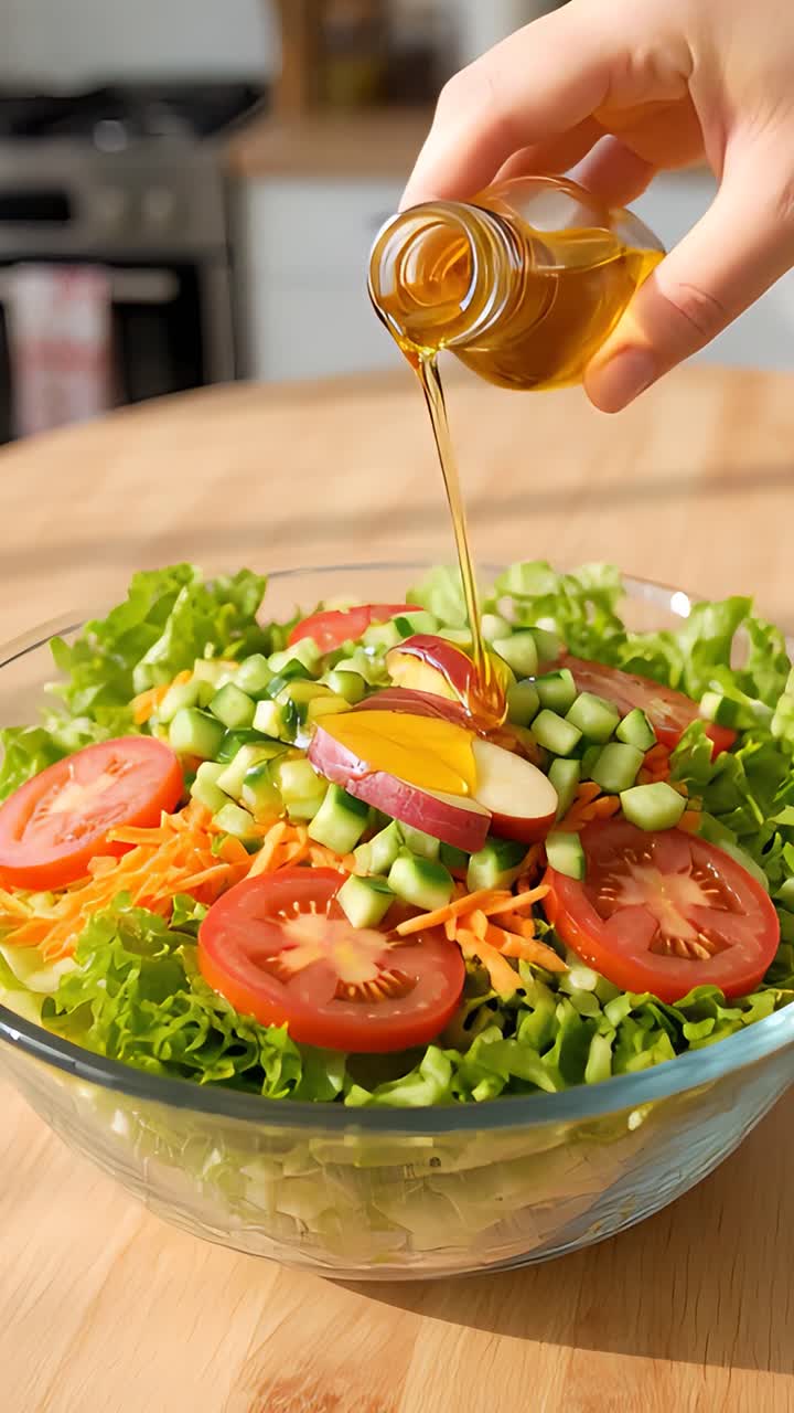 Ensalada Comida Saludable 4K