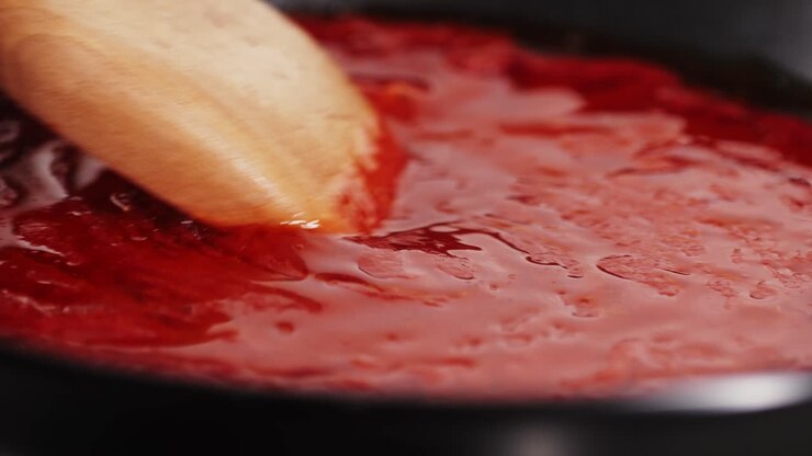 Preparazione della salsa di pomodoro