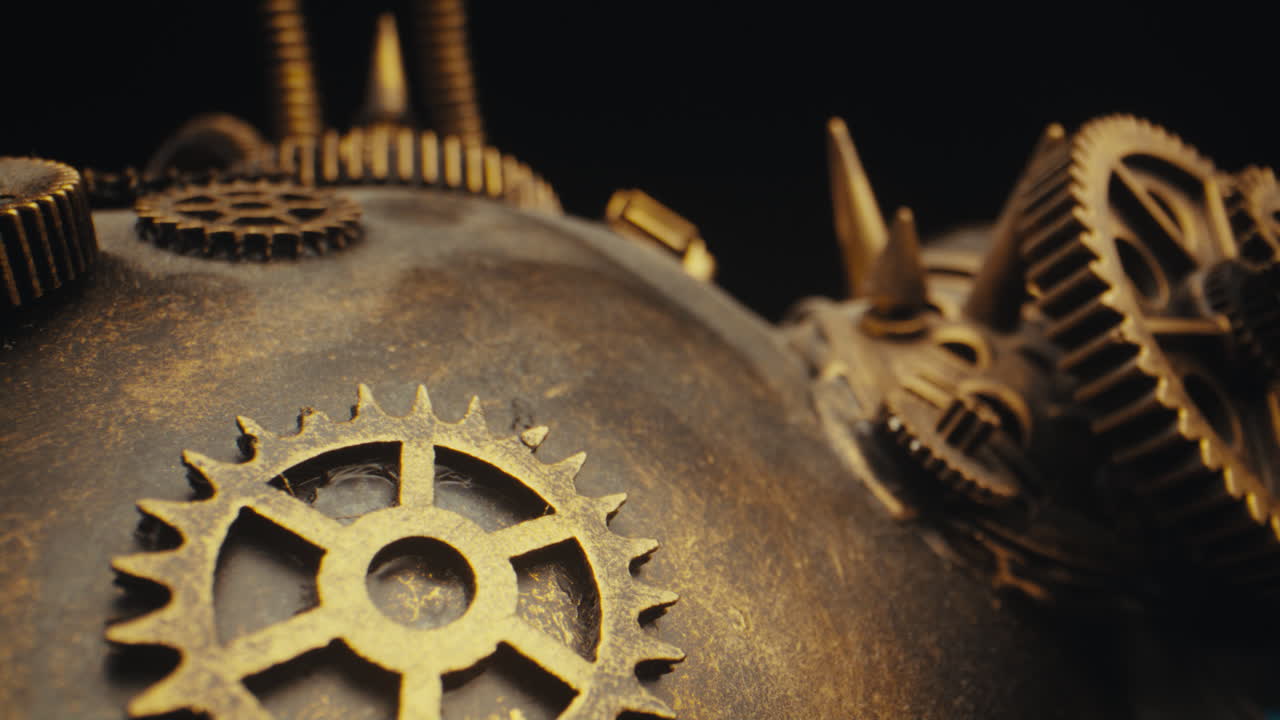 Steampunk Mask Detail