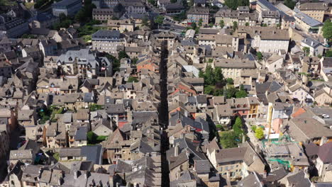 marvejols rue de la république porte du soubeyran town geteway medieval city