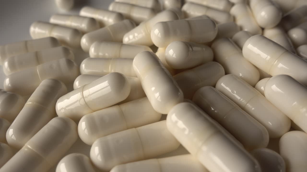 pastillas de cápsulas médicas como fondo