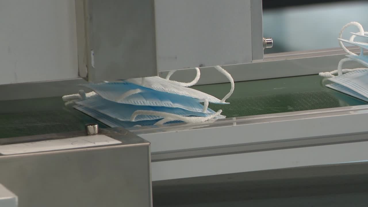 마스크 만들기 제조 공장 마스크 만들기