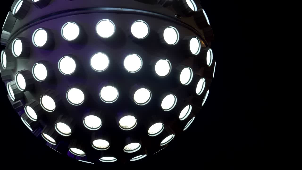 luz de bola de discoteca