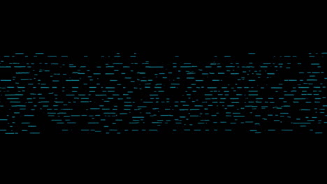 abstract digital noise pattern with blue horizontal lines
