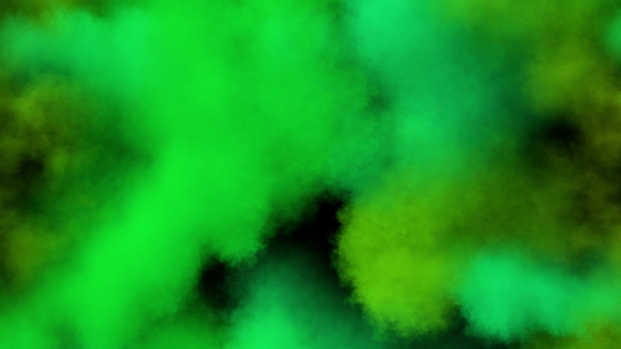 esparciendo humo de color, limpiando el marco horizontalmente. larga distancia.