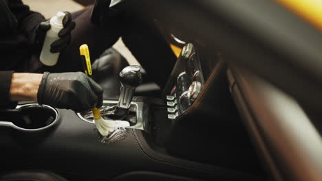 detalles del interior de los automóviles