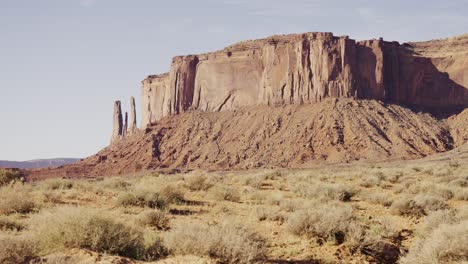 experience the beauty of monument valley in america, where towering sandstone formations dominate the horizon and the vast desert landscape stretches endlessly towards the horizon.

shot in 4k.