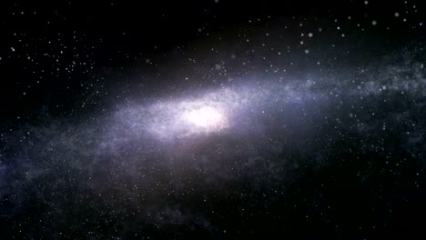 vuelo alrededor de la galaxia
