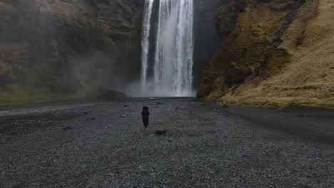 iceland waterfall skogafoss slow motion aerial drone 3.mp4