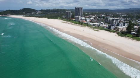 palm beach - southern gold coast - queensland qld - australia - drone shot