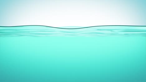 water surface waving seamless close-up in slow motion. abstract natural water looped 3d animation studio shot.
