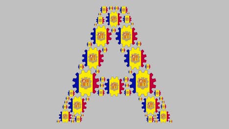 la letra andorrana a