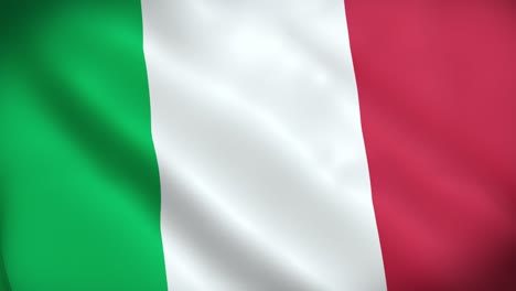 el signo animado nacional de italia, la bandera animada de italia, el movimiento de la bandera italiana, la bandera nacional de italia animada.