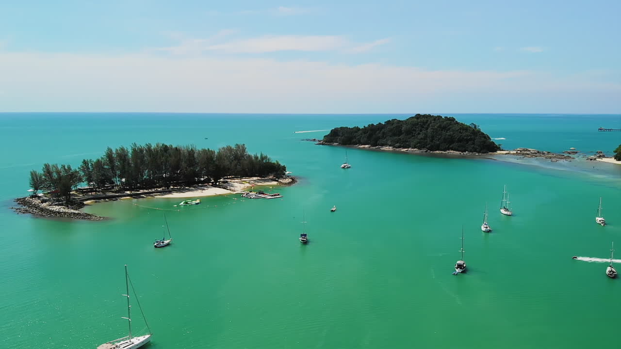 판타이 콕, 말레이시아의 열대 섬 풍경