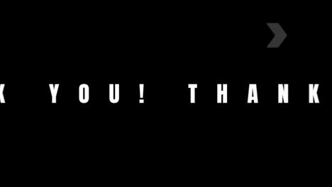 Animation-of-thank-you-text-over-shapes-on-black-background