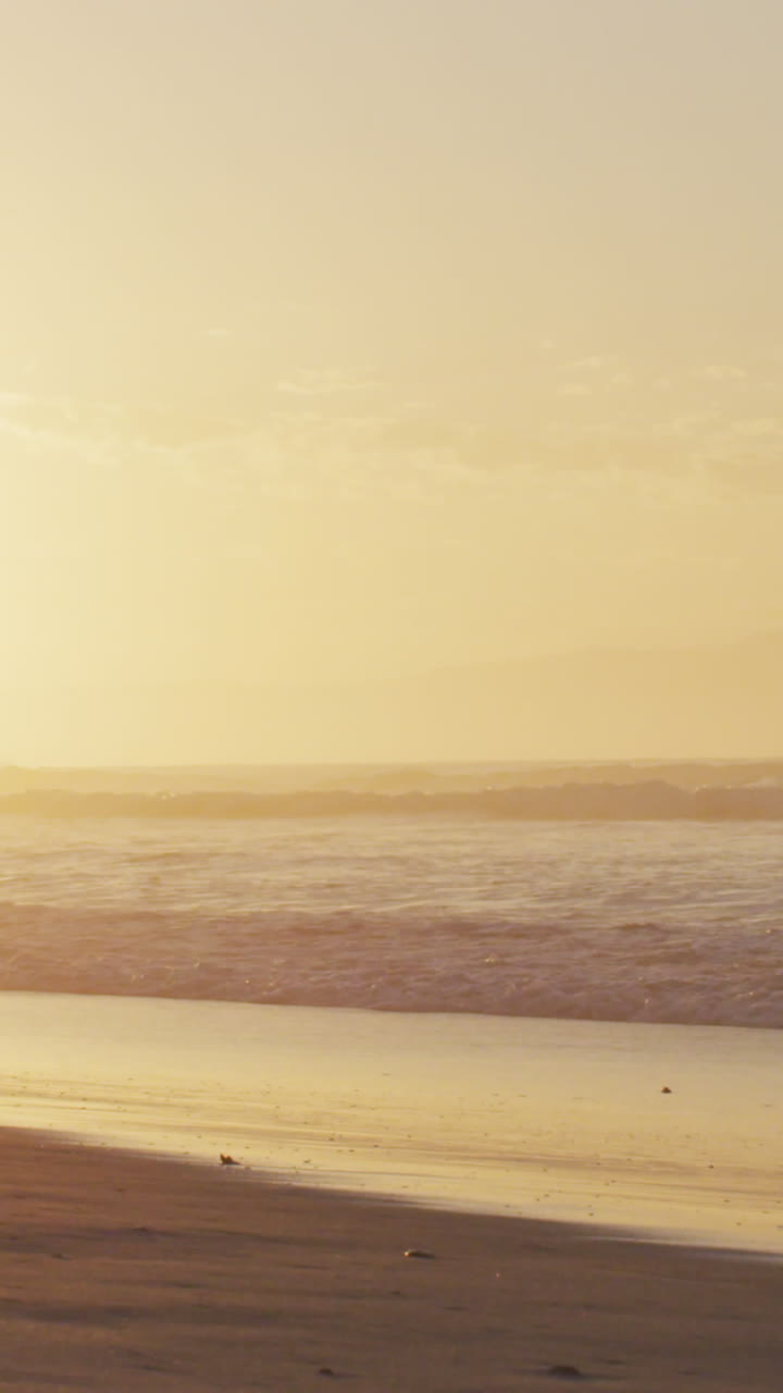 mar con olas y cielo azul en una playa soleada