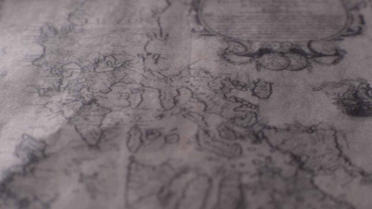 toma panorámica de un antiguo mapa filipino