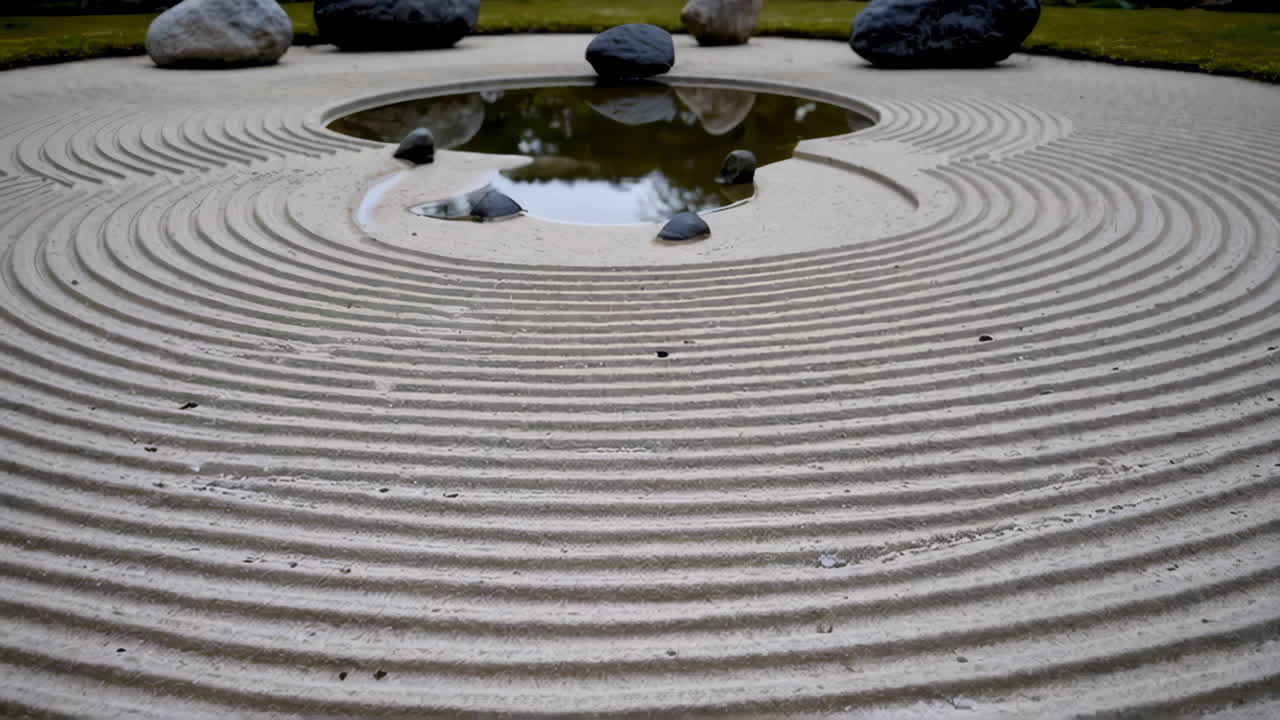 Zen Garden with Water Feature
