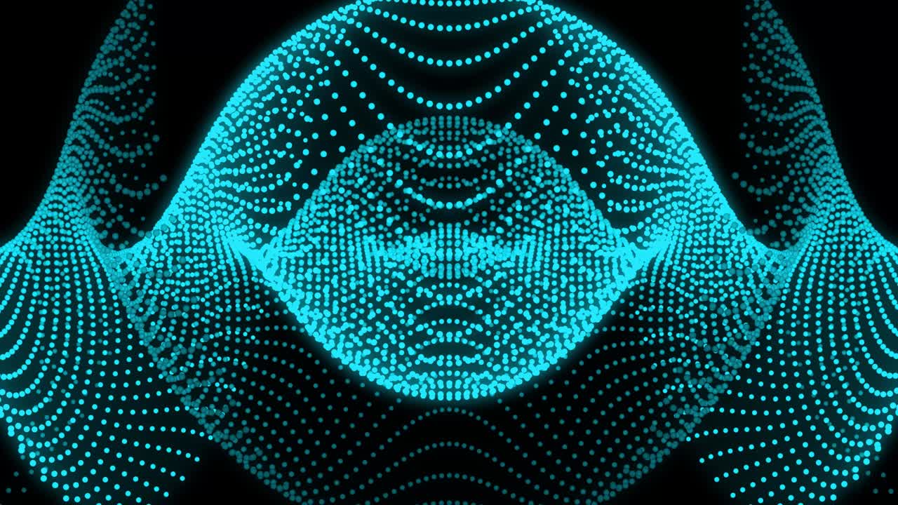 Light blue color Dot Shape Pattern animation motion graphics