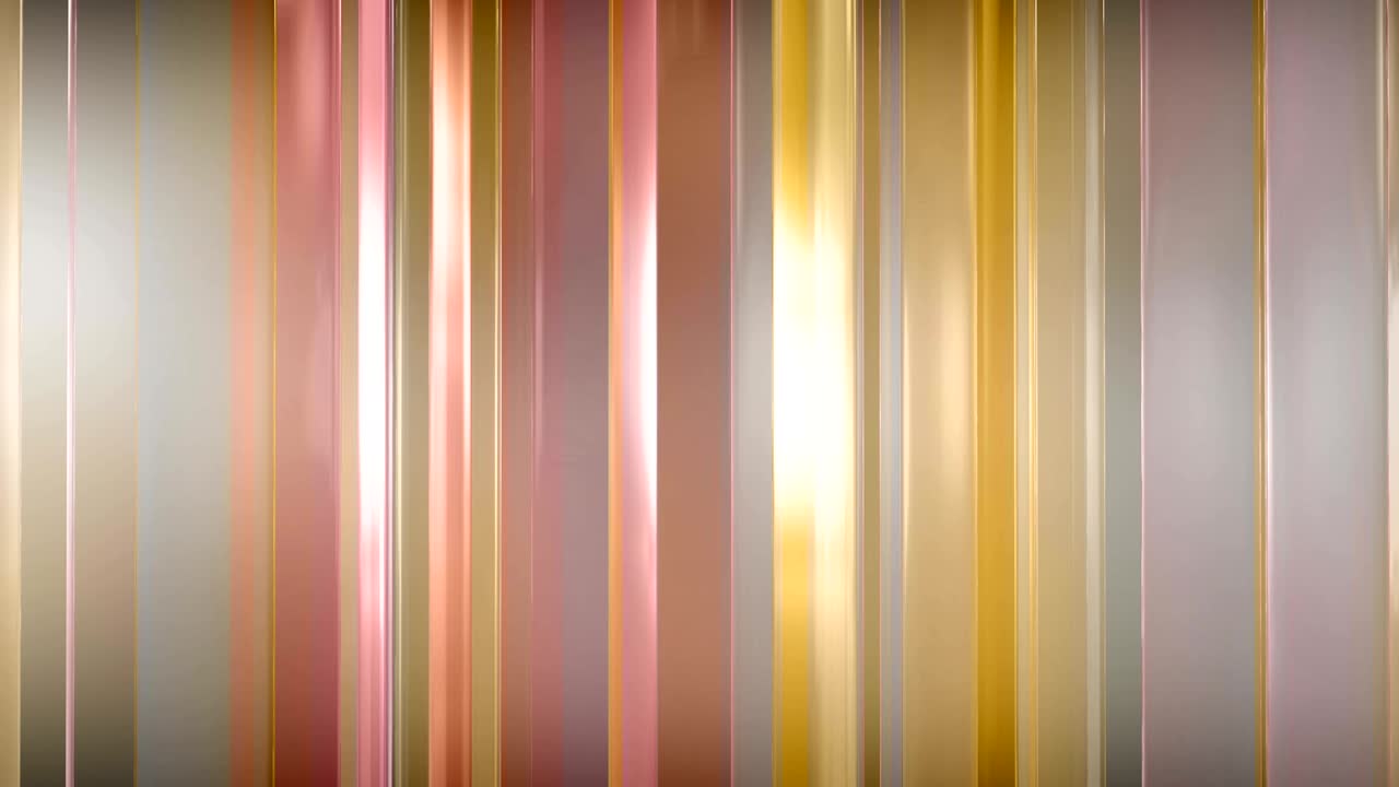 los paneles de vidrio delgados abstractos giran y se mueven en el espacio. los paneles brillan y se reflejan entre sí. en bucle