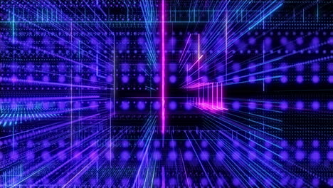 abstract futuristic digital grid