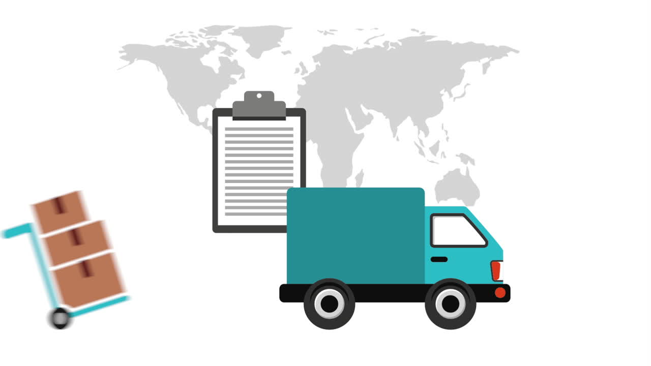 배달 서비스 디자인, 비디오 애니메이션