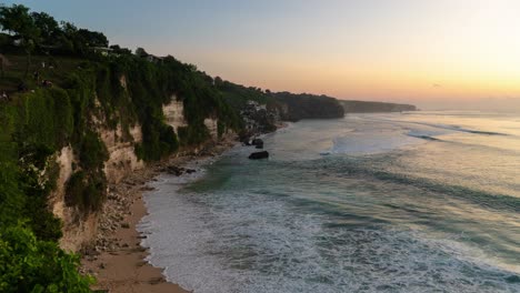 sunset beach view in bali