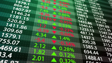 Elektronische-Börse-An-Der-Börse.-Anzeige-Und-Überwachung-Von-Wachstum-Und-Verlust-Der-Aktien.-Kann-Die-Börse,-Börsenindizes-Oder-Den-Hochfrequenzhandel-Darstellen.