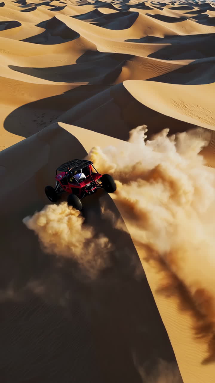 Red ATV in the Desert