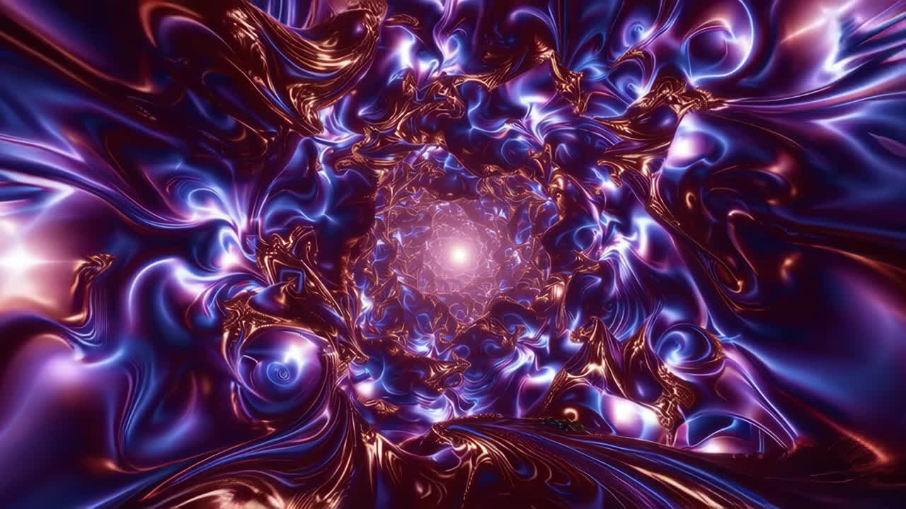 túnel de resplandor abstracto