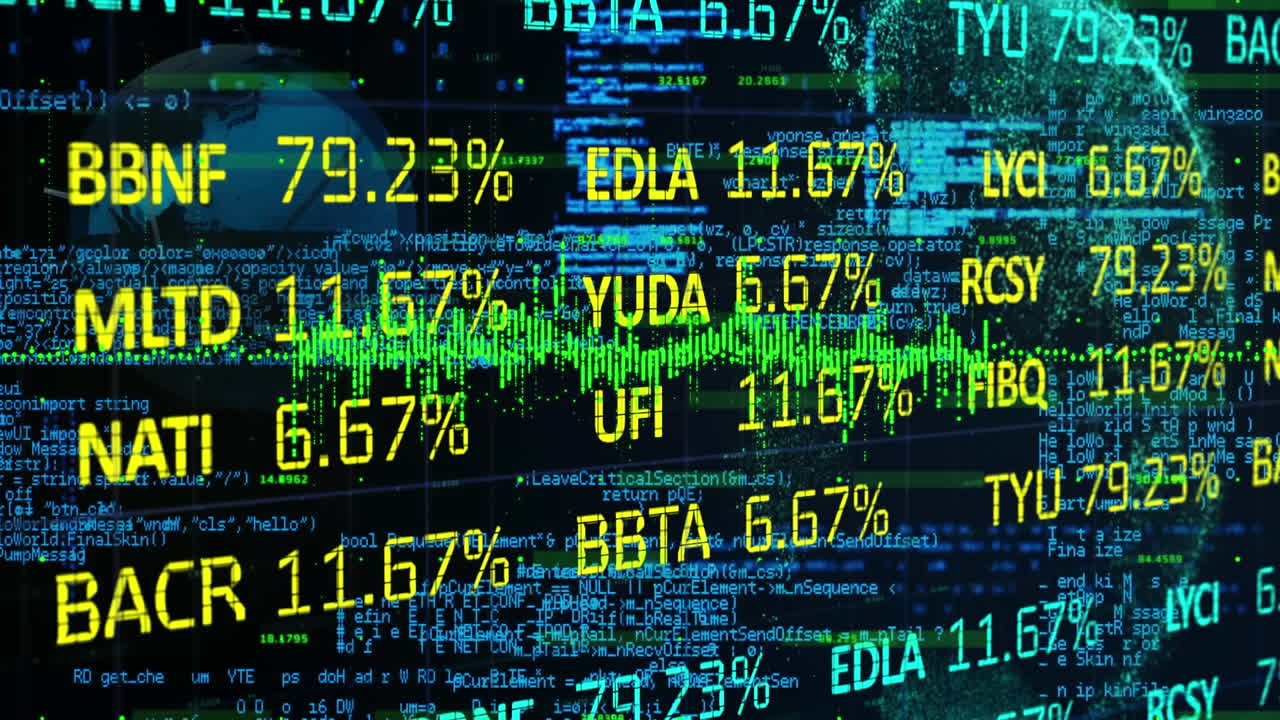 Stock market data processing against data processing