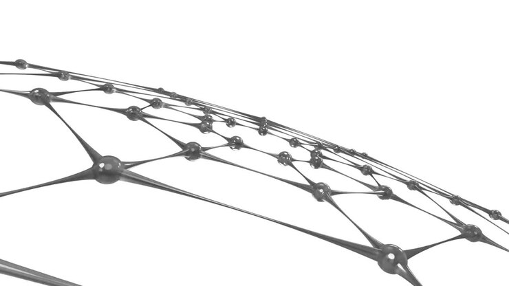 Moving 3d abstract shapes