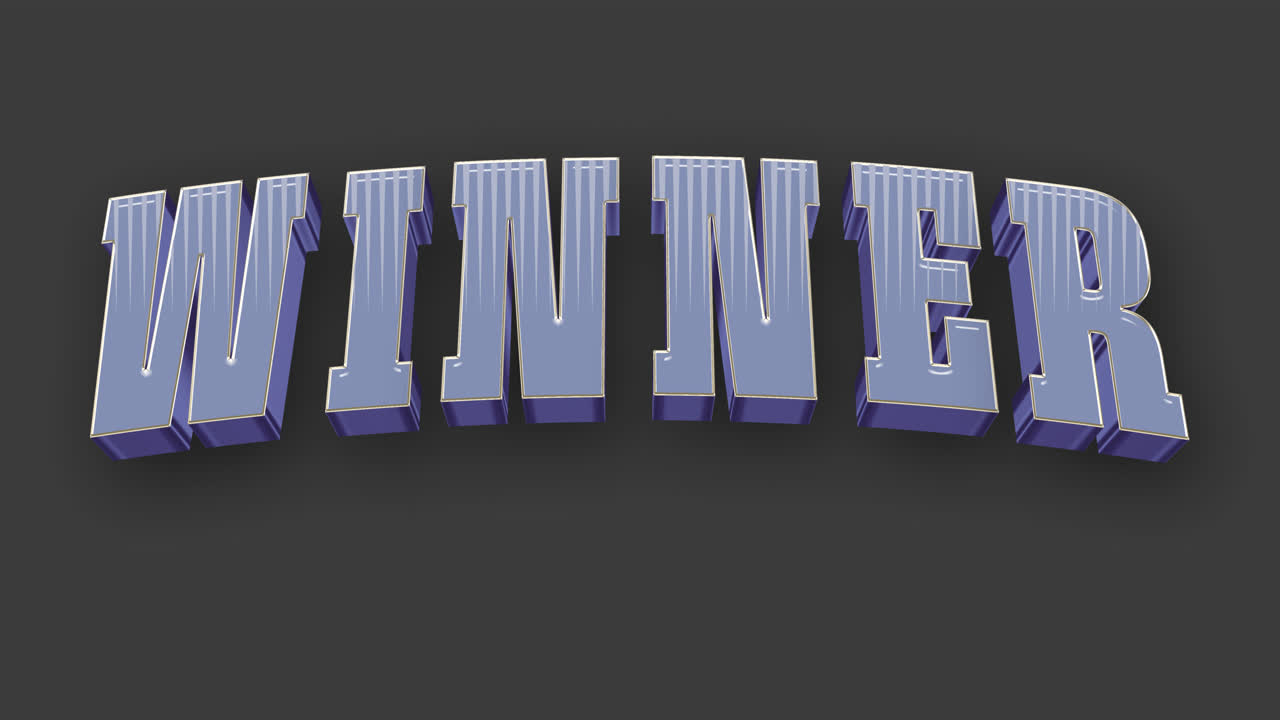 WINTER 3D Text Graphic