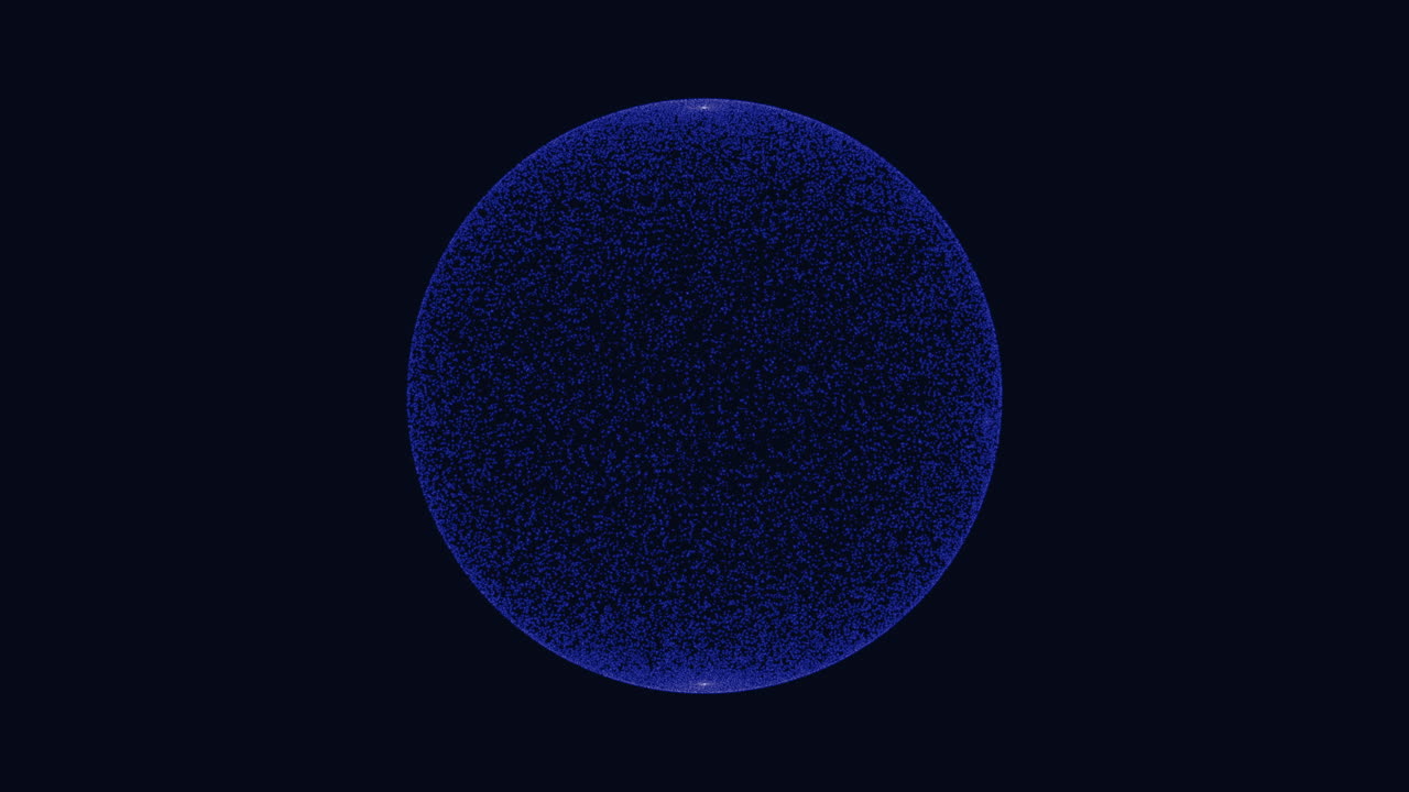 하 점이 있는 파란색 원, 경이로운 천체 또는 간단한 놀이터 공