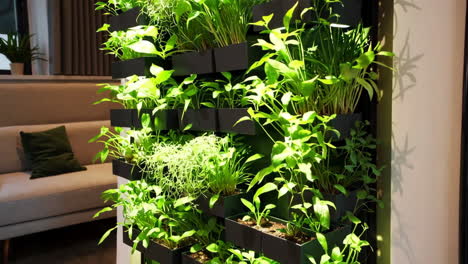 modern vertical garden wall decor