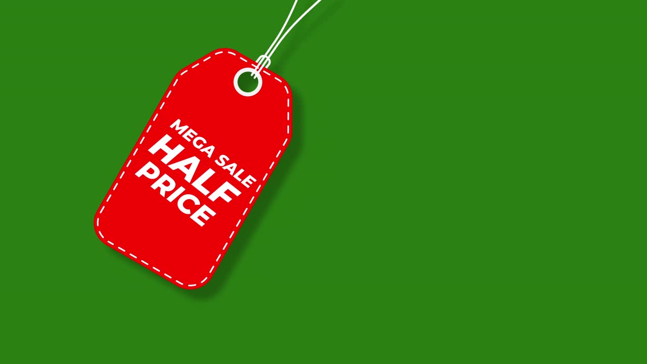 mezzo prezzo - etichetta del prezzo