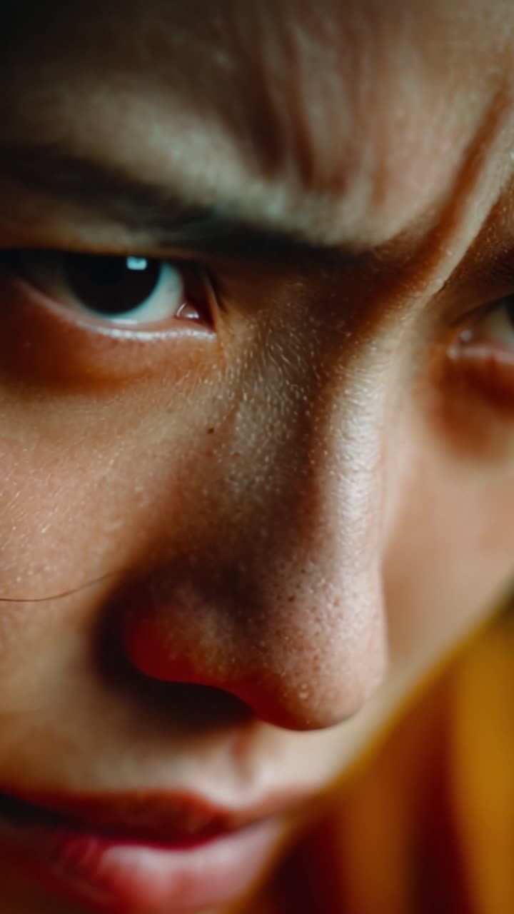 A Close-Up of Intense Emotion: Capturing the Depth of Feelings on Display with a Focus on Expressions and the Power of Human Connection