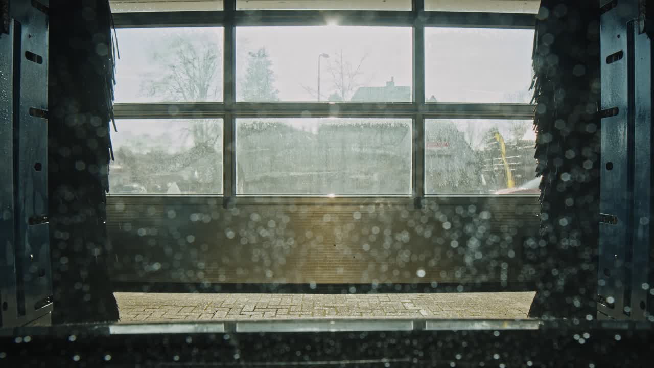 세차 롤링 도어 개방 및 공개 거리