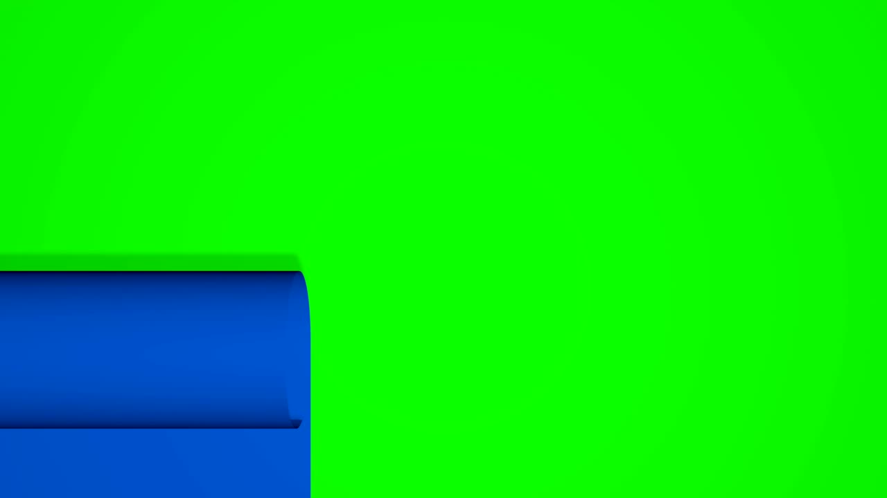 transición animada en bucle de la pantalla verde a la pantalla azul.