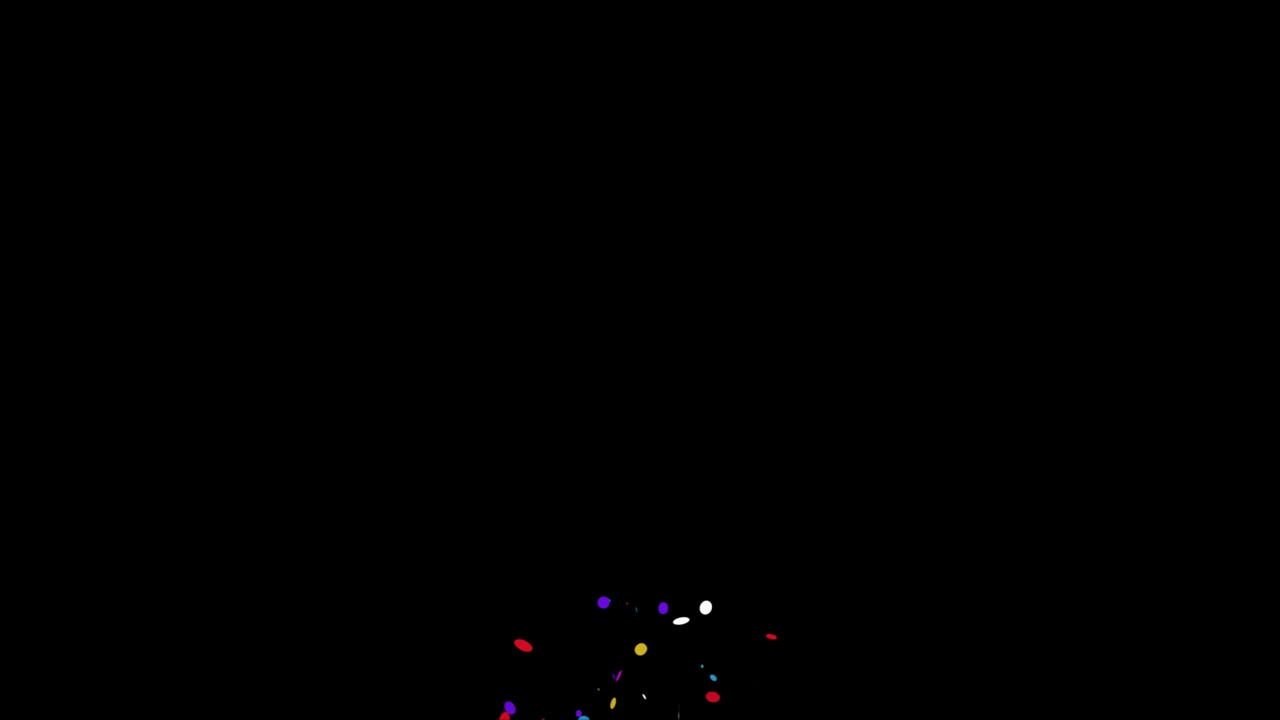 Confetti Party Popper Explosions Animation