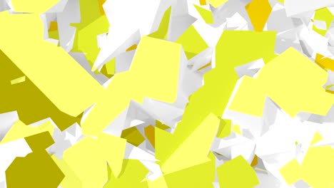 4k. abstract digital background. version with yellow colors. seamless looped.